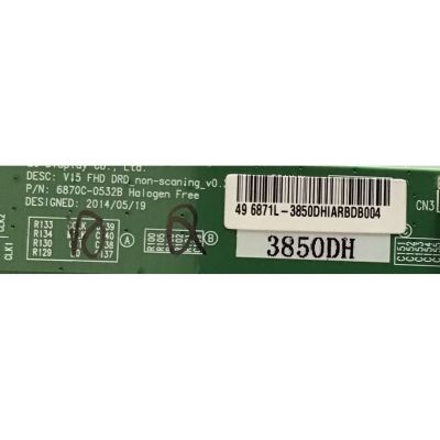 KIT DE TARJETAS PARA TV LG / MAIN EBT65204903 / EAX67848002(1.0) / FUENTE EAY64491401 / EAX67189301(1.5) / T-CON 6871L-3850D / 6870C-0532B / PANEL NC490DUE-AAFX1 / MODELO 49LK5700PUA.BUSWLOR - Imagen 4